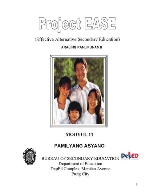 Modyul 11 pamilyang asyano .